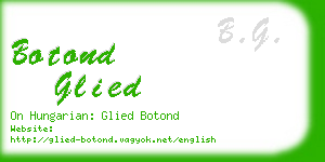 botond glied business card